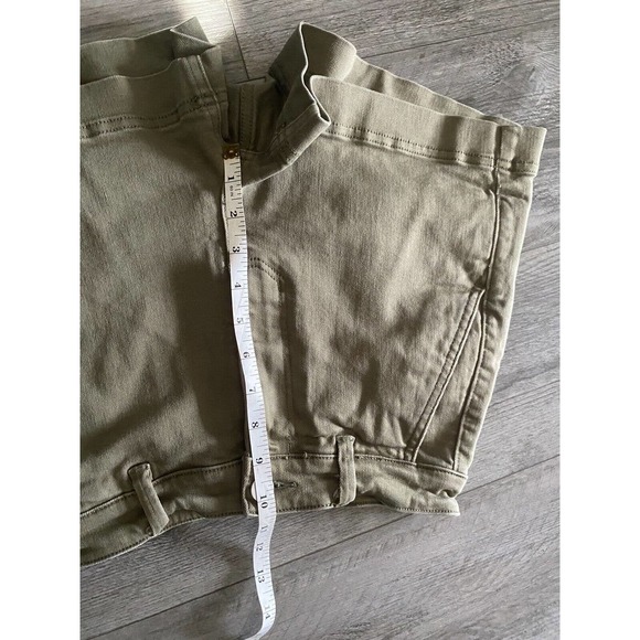 Everlane- Olive green Shorts High Waist Stretch - Picture 3 of 6